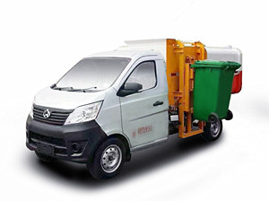 掛桶垃圾車工作效果視頻