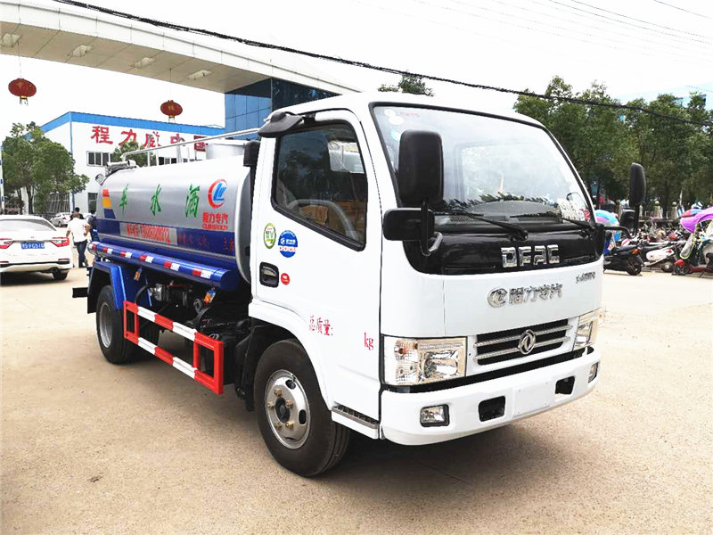 湖北程力5噸灑水車計(jì)算噴灑量